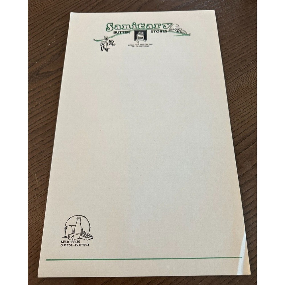 Antique Sanitary Butter‎ Stores Grocery General Store Letter Head